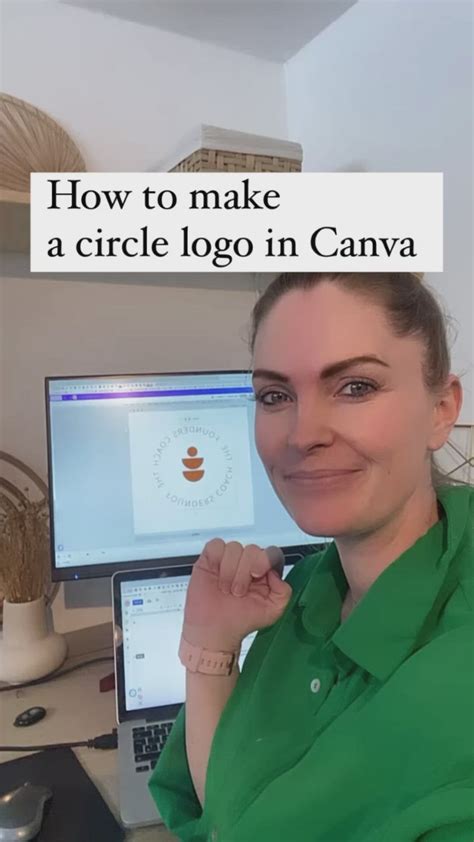 How to make a circle logo in Canva. Learn to design a free logo in Canva.