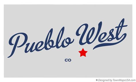 Map of Pueblo West, CO, Colorado
