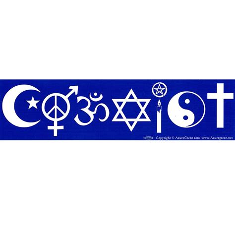 Coexist Bumper Sticker - Etsy