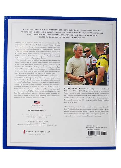 George W. Bush "Portraits of Courage" Signed Limited Deluxe Edition ...