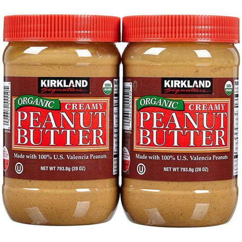 Kirkland Signature Organic Peanut Butter, 2 X 28 Oz - Costco Food Database