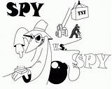 Spy Coloring Pages sketch template