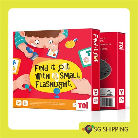 [SG] 3+ Toi Find it out with a small flashlight Game Puzzle Toy ...