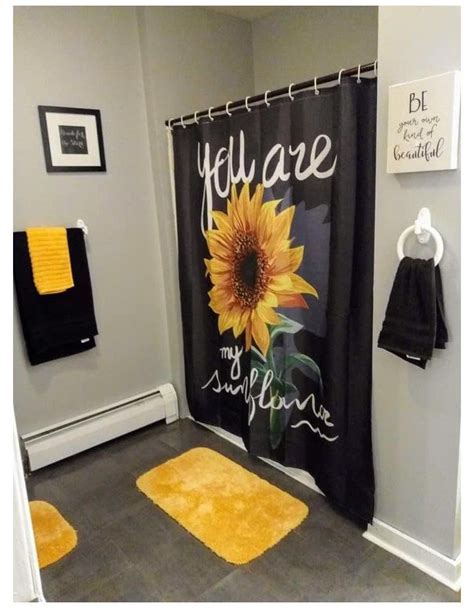 Sunflower Guest room #sunflower #bathroom #decor #sunflowerbathroomdecor in 2021 | Bright ...