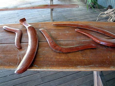 Aboriginal Australians used bladed-boomerangs as weapons designed to kill. Not the 'Garden of ...