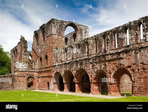 UK, Cumbria, Barrow in Furness, Furness Abbey, ruins of former ...