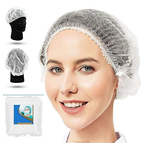 Disposable Hair Nets Pack 100 Elastic Cooking Mob Caps, Hairnets ...