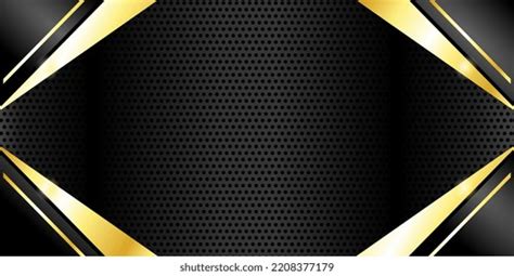 Black Gold Geometric Background Premium Abstract Stock Vector (Royalty Free) 2208377179 ...