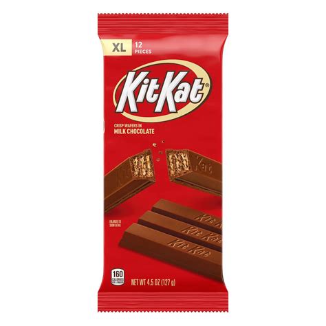 KIT KAT Milk Chocolate Wafer Extra Large Candy, Individually Wrapped, 4.5 oz, Bar – BargainBoxed.com