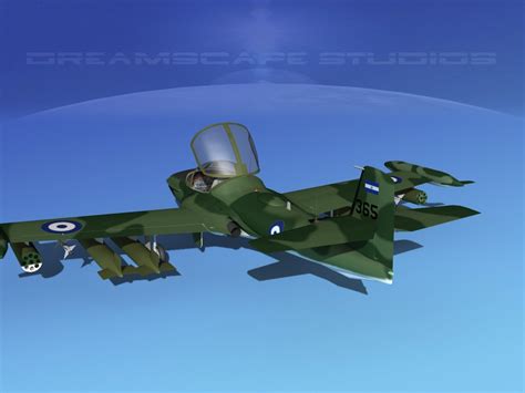 Cessna A-37 Dragonfly 3d Model