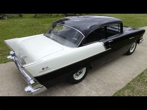 1957 Chevrolet 150 Black Widow Sedan NASCAR tribute - YouTube