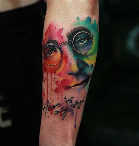 Above us only sky - John Lennon | Best tattoo design ideas