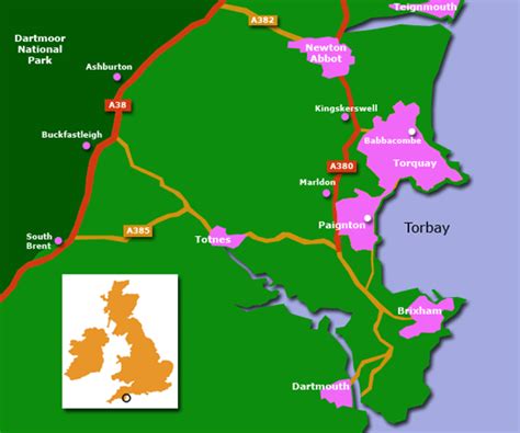 English Riviera Global Geopark - Map of Torbay