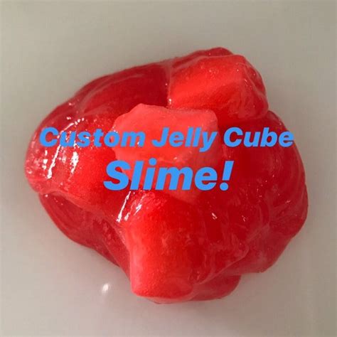 Jelly Cube Slime - Etsy