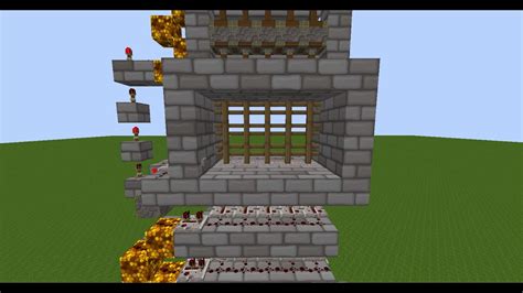 Minecraft - Redstone Fence Gate (Portcullis) - Single and Multiplayer 1 ...