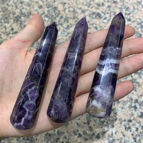 Crystal Wiccan Wand Dream Amethyst Point Tower Healing | Etsy