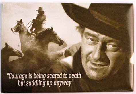 John Wayne Courage Quote Poster - Blechschilder John Wayne - Courage ...