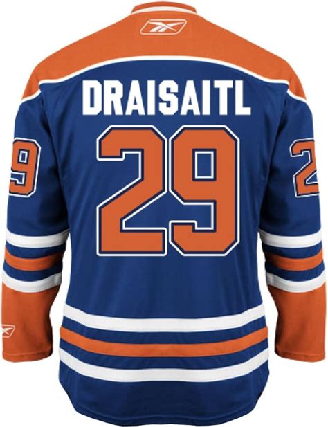 Leon Draisaitl Edmonton Oilers Home Jersey (Medium) : Amazon.ca: Sports & Outdoors