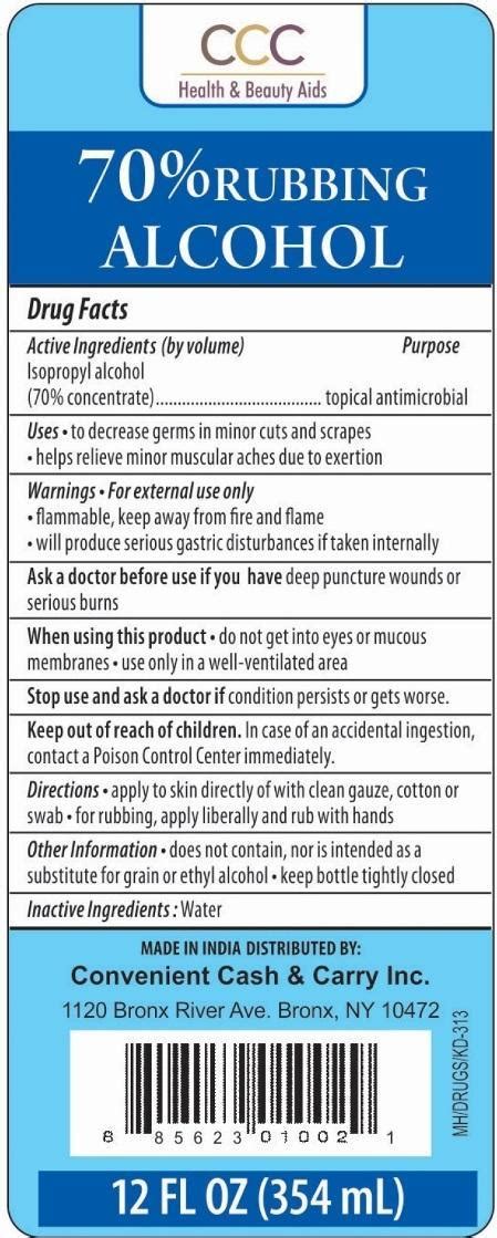 Isopropyl Rubbing Alcohol 70% Information, Side Effects, Warnings and Recalls