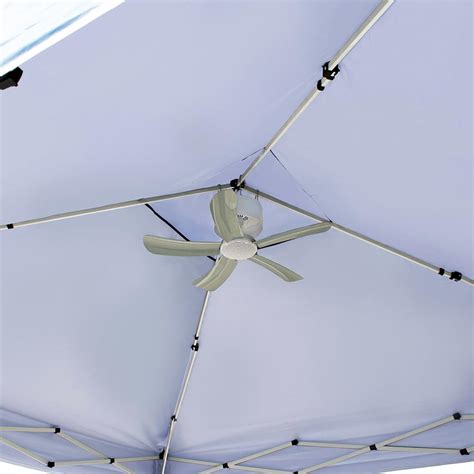 The Rechargeable Outdoor Overhead Fan - Hammacher Schlemmer