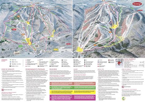 Mont Tremblant Piste Map / Trail Map