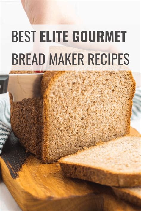 13 Best Elite Gourmet Bread Maker Recipes - Happy Muncher