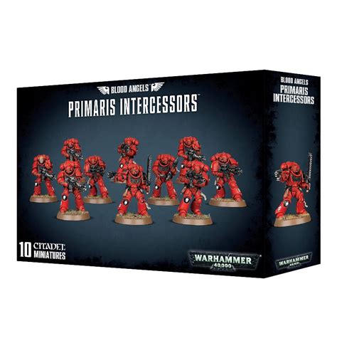 Warhammer 40K Blood Angels Primaris Intercessors – Marionville Models