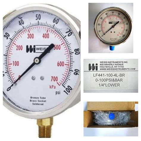 Weiss Pressure Gauges - We Sell Dead Lots - Weiss Industrial Gauges