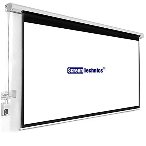 Screen Technics Motorised Projector Screen, 10 Feet x 8 Feet, 150 ...