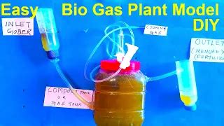 Biogas plant working model | inspire award science project - Science Projects | Maths TLM ...