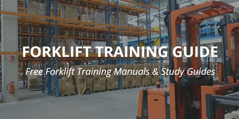 OSHA Forklift Training Guide & Resources, Get a Forklift Training Guide