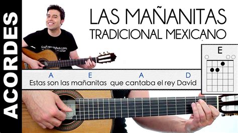 Las Mañanitas en guitarra ACORDES Y LETRA tutorial y enlace a clase ...