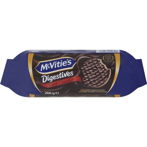 Mcvitie's Digestives Dark Chocolate 266g | Woolworths