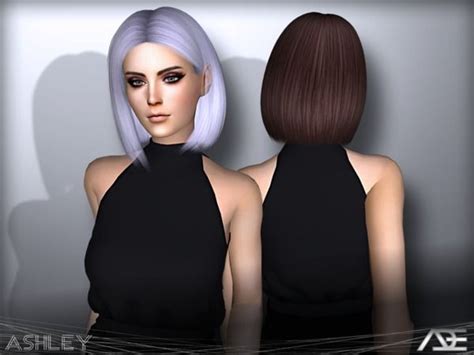 sims 4 cc // custom content bob hairstyle // the sims resource // Ade ...