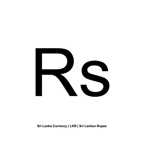 Sri Lanka Currency Symbol in Plural English, Sri Lankan Rupee Icon, LKR Sign. Vector ...