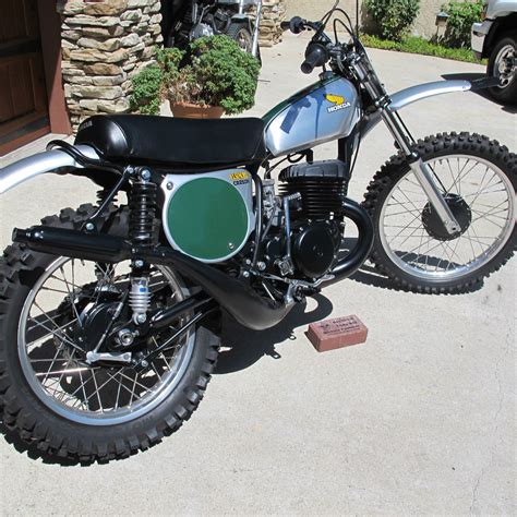 Restored Honda CR250 Elsinore - 1973 Photographs at Classic Bikes ...