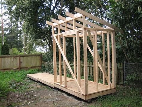 storage shed frame brackets - Google Search | Shed frame, Flat roof shed, Shed construction