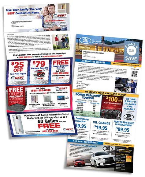 Multi-Coupon Direct Mail Pieces Deliver Results! | Direct Mail by PrimeNet