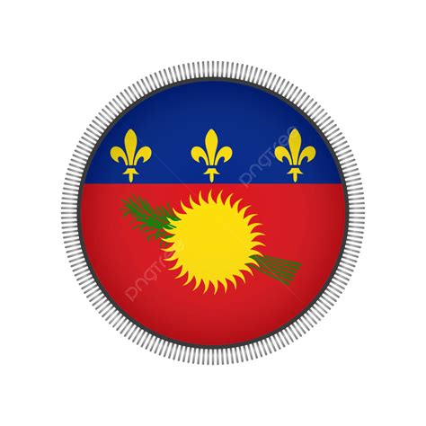 Guadeloupe Flag Vector, Guadeloupe, Flag, Isolated PNG and Vector with ...