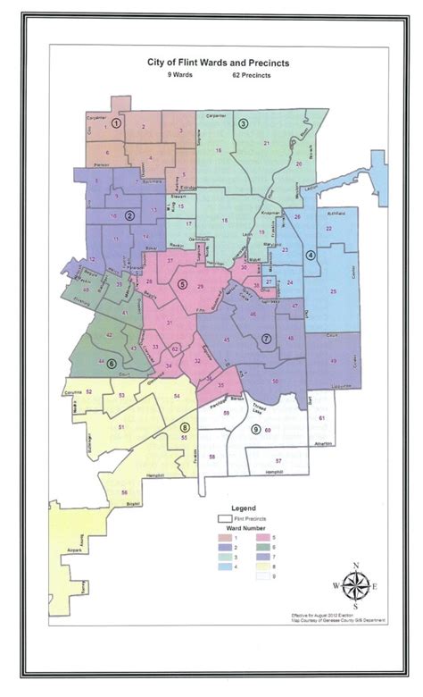 City of Flint Ward Map – City of Flint