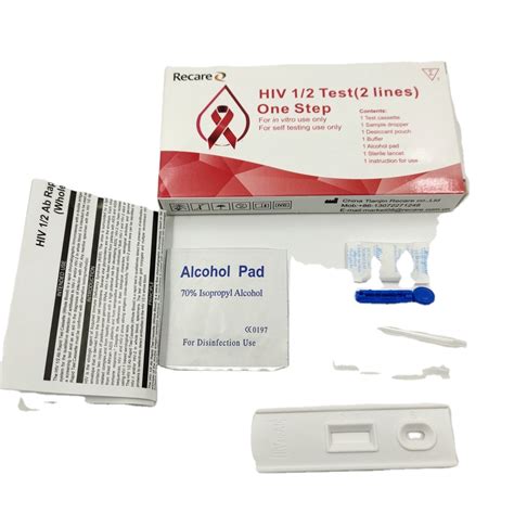 hiv test kit accuracy High Home use rapid for blood Cassette