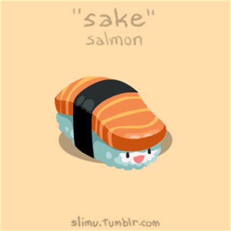 Sushi Reference Guide, A Cute Series of Animated GIFs That Help Identify Various Types of Sushi