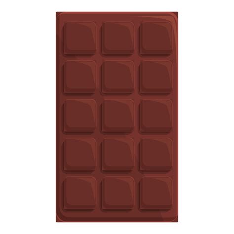 vector de dibujos animados de icono de barra de chocolate. pieza de caramelo 14308585 Vector en ...