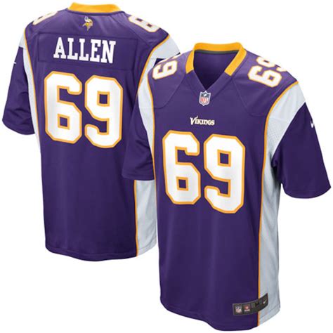 Nike Jared Allen Minnesota Vikings Youth Game Jersey - Purple