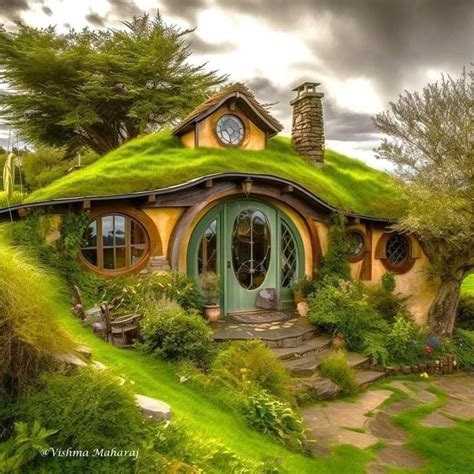 Hobbiton, The Shire, Middle Earth in 2024 | Earthship home, Fantasy ...