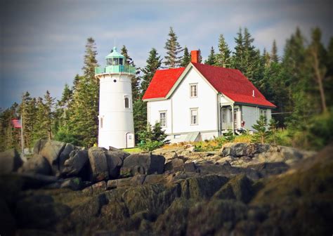 Little River Lighthouse, Cutler, ME. Just outside of Cutler Harbor on ...