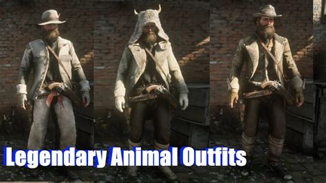 Red Dead Redemption 2 - Legendary Animal Outfits & Trapper Garments ...