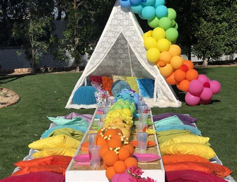 Picnic Party / Birthday "Rainbow Picnic" | Catch My Party