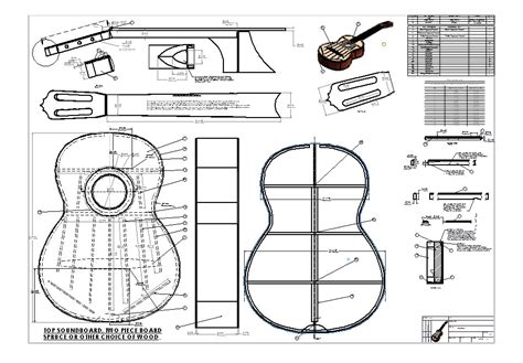 JOSE RAMIREZ CLASSICAL GUITAR BLUEPRINT PLANS – DESIGN DRAWINGS – FULL SCALEEDIT – Sheet Music Daily