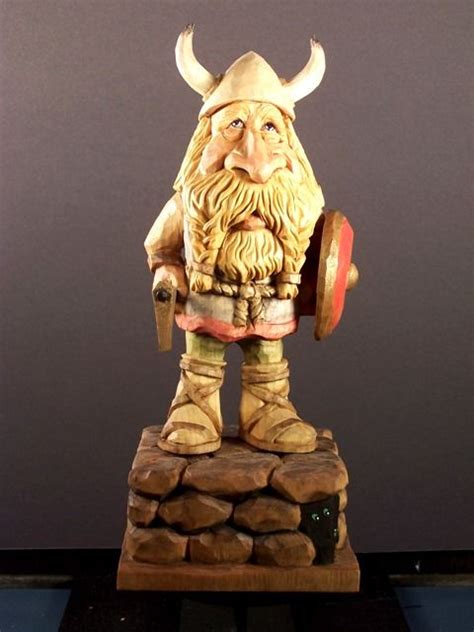 A Viking I carved in 2010 Wood Carving Designs, Wood Carving Patterns ...